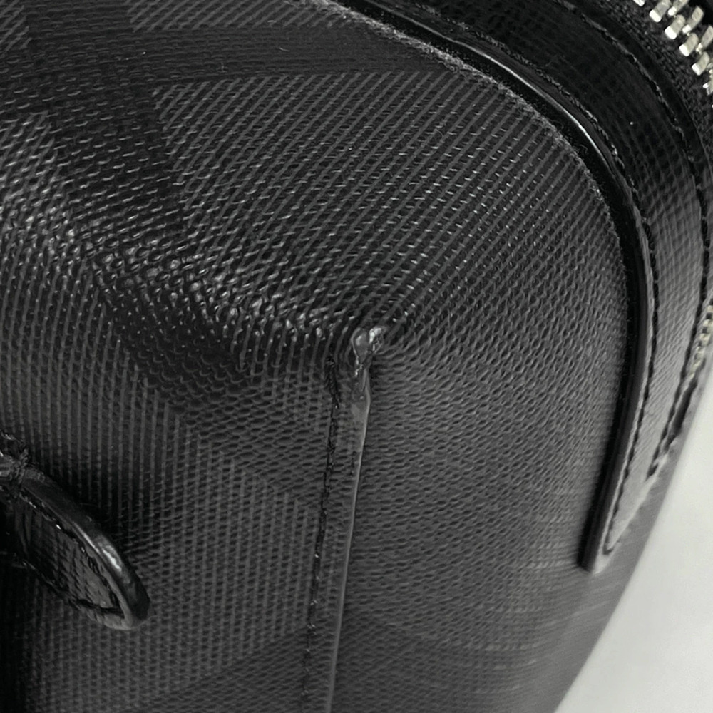 Burberry Check Shoulder Bag Canvas Black - Picture 4 of 6